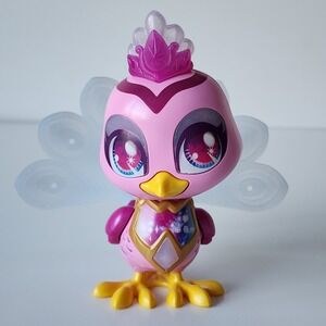 Magic Mixies Pixlings Piera Peacock Toy Pink Interactive Bird Sound Lights Tail